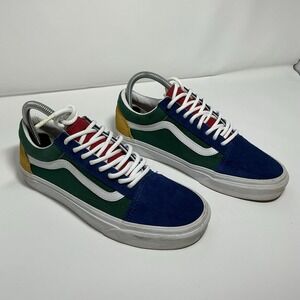 VANS‎ Old Skool Yacht Club Green/Blue/Yellow Womens 8 Mens 6.5 Skate Sneakers